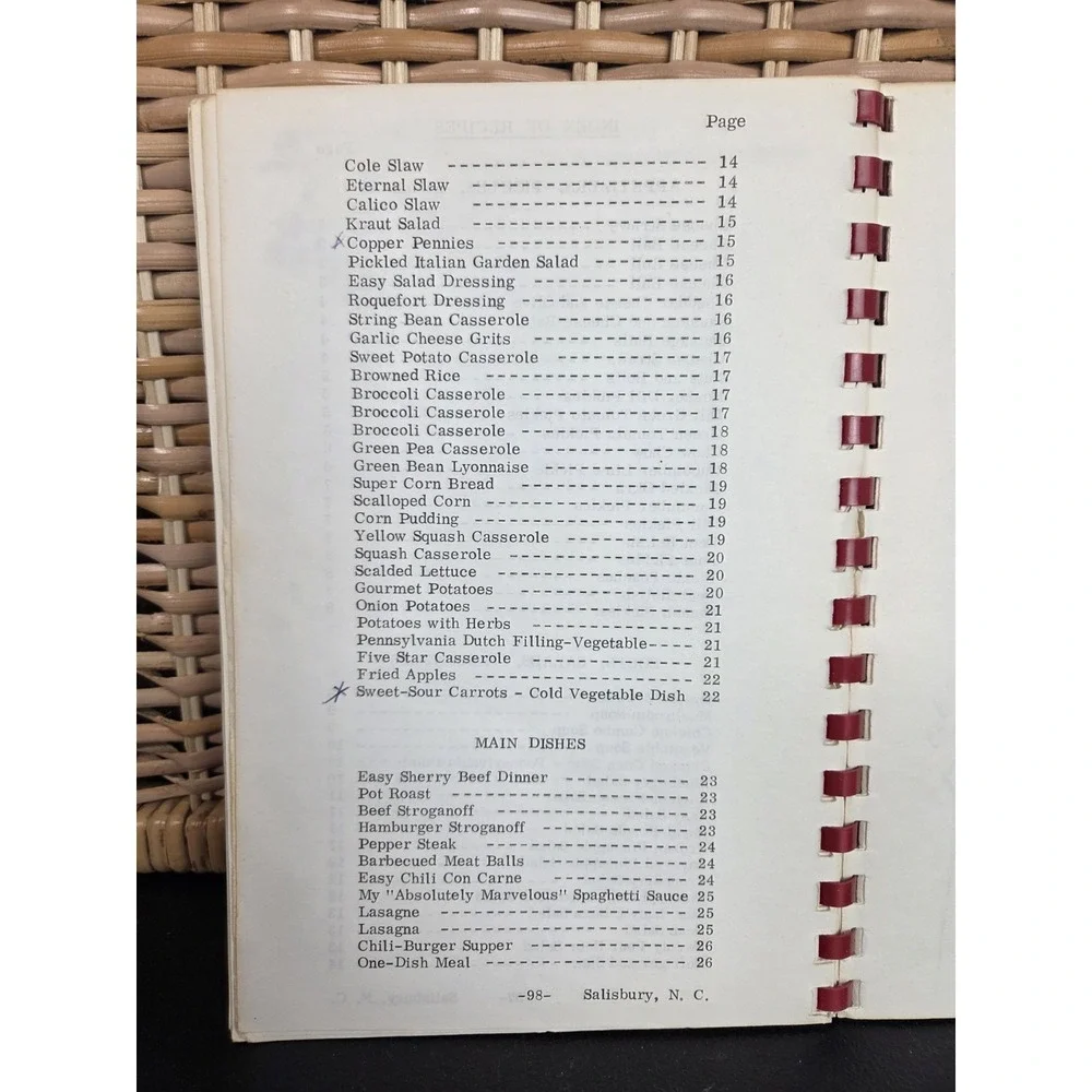 John Calvin Presbyterian Church Salisbury North Carolina Cookbook 1976‎